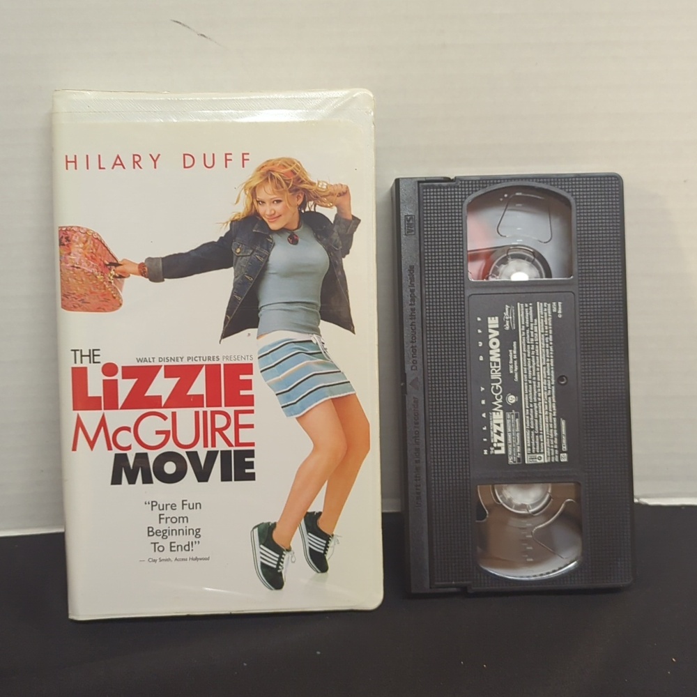 The Lizzie McGuire Movie VHS Clamshell Hillary Duff Disney